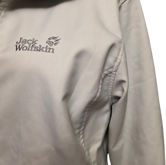 Jack Wolfskin Women's Light Gray Jacket Size L - Picture 3 of 13